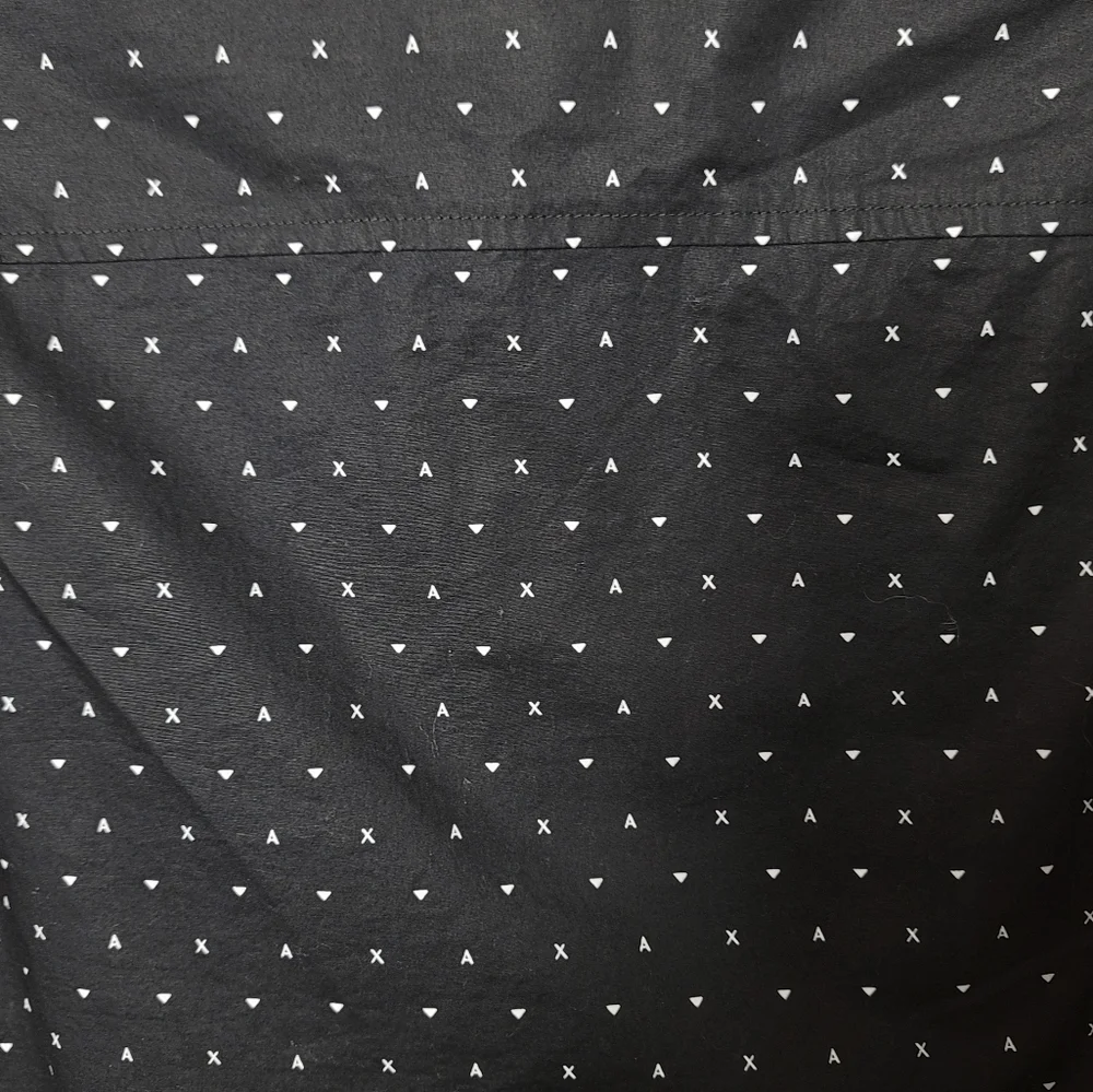 AX Armani Exchange Mens Black  Long Sleeve Button Up Shirt Sz S - Picture 7 of 11